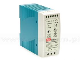 Mean Well MDR-60-24 Zasilacz przemysłowy 60W 24VDC, mini, DIN TS35