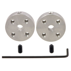 Pololu Universal Aluminium Mounting Hub for 4mm Shafts - M3 Holes (2-Pack)