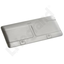 Minipuszka pop-up do wyposażenia 8(2x4) modułów stal matowa 654003