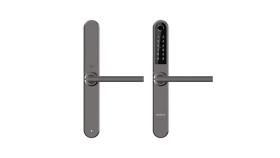 Elektroniczny Zamek Do Drzwi Smartlock Rcf Slim Grafitowy Sz=38Mm (13,56Mhz...