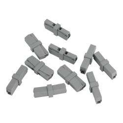 10 sztuk szybkozłączki oświetleniowe zaciskowa 0.2-2.5 mm² 450V 24A z przyciskiem VDE UL DGN 10-DG224-8.0-01P