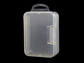 Plastic storage box - transparent
