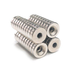 10x5/4 mm Annular N35 Neodymium Magnet - for Flat Screw