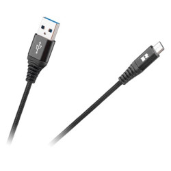 Kabel USB-microUSB 2m czarny REBEL RB-6000-200-B