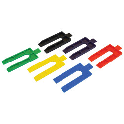 Faithfull FAIWEDGE100 Plastic Packing Wedges Mixed Pack of 100