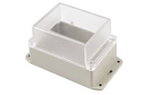 Obudowa ogólnego użytku ABS szerokość zew. 85 mm długość zew. 125 mm wys. zew. 85 mm Hammond IP65 Jasnoszary