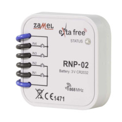 Radiowy nadajnik dopuszkowy-4kan RNP-02 ZAMEL