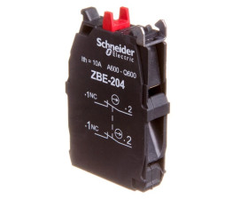 Styk pomocniczy 2R montaż czołowy ZBE204