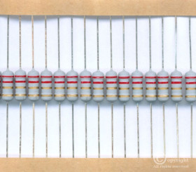 REZYSTOR 2W 2,2 ohm (50 SZTUK)