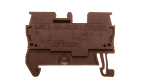 Złączka Szynowa 2-Przewodowa 0,08-4Mm2 Brązowa St 2,5 Bn 3035360 /50Szt./