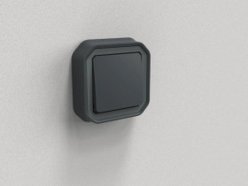 NOWE PLEXO 55 Łącznik schodowy komplet podtynkowy 10 AX - 250V AC antracyt 069881L