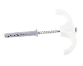 Podwójna obejma do rur 14-25mm z kołkiem szybkiego montażu HP-2K /15szt./