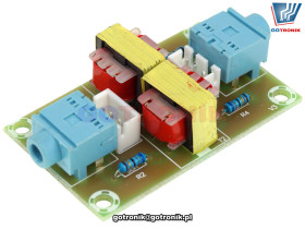 Izolator szumów w torze audio