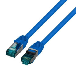 Kabel krosowy patchcord securityNET S/FTP kat.6A niebieski 0,25m LSZH PC-6ASFTPLSZH-BU0.25