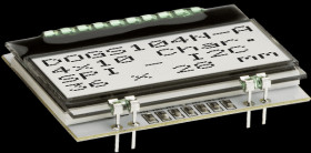 EA DOGS104N-A LCD text module, 29.8 x 10.4 mm, white