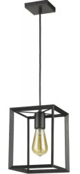 Lampa wisząca w stylu industrialnym Napoli czarna nad blat stołu LP-4146/1P-BL Light Prestige