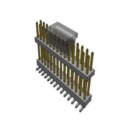 Listwa stykowa PCB 28-pinowe TW raster: 2 mm Prosty 2-rzędowe Samtec Powierzchnia Bez osłony