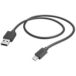 Hama 201584 USB 2.0 charging cable USB-A to Micro-B 1m Black