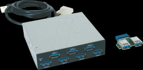 EX-1167 Front panel, 3.5 inches, 7x USB 3.0 Type-A