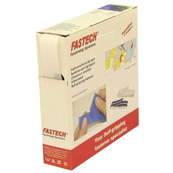 FASTECH B25-SKL01000010 Hook-and-Loop Tape 10m x 25mm White