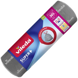 Vileda 171448 SUPER+ Bin liner 30L 15 pcs Black Durable Plastic