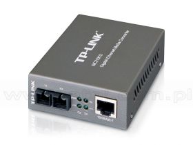 Konwerter światłowodowy 1G RJ-45/SC, SM 1310nm, 15km (TP-Link MC210CS)