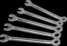920 Mini combination wrench set, 5 piece, 4 - 6 mm