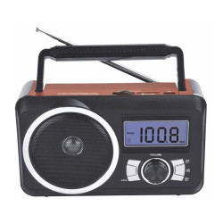 Radio przenośne FM/USB/MP3 RD-20 Ciemno-Brązowe DARTEL