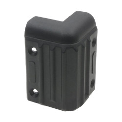Narożnik plastikowy 3.5x5.5cm czarny, typ 7