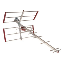 Antena DVB-T UHF kierunkowa 15 elementów 14,5dB, symetryzator, filtr LTE HN51FL