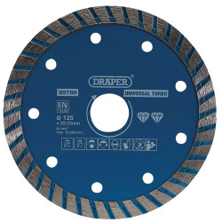 Draper 99789 Turbo Diamond Blade (125mm)