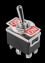 KN3(C)-202A 15A 2-pos 6-pin DPDT ON-ON 12mm Toggle Switch