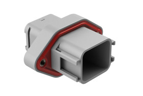Złącze samochodowe 18-pinowe Amphenol Industrial 3-rzędowe Żeński 13A ATV Montaż na kołnierzu Gniazdo