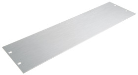 Panel stelażowy Panel przedni do szafy RACK RS PRO moduły stelażowe 3U szerokość 132mm 483 x 132mm Niemalowany