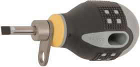 Wkrętak Stubby rozmiar końcówki: 5,5 x 1 mm, grot Płaska Bahco długość ostrza: 25 mm Wkrętak Stubby