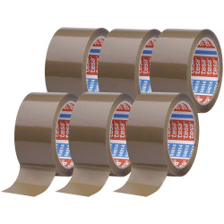 tesa 64014-501-00 tesapack Packaging Tape 66m x 50mm brown 6pcs silent