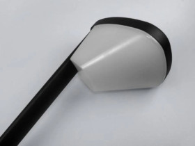 Słupek ogrodowy LED Savio 6W WW czarna IP54 80cm