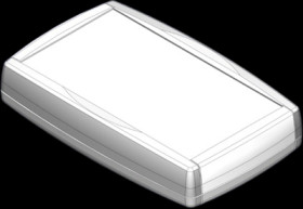 ABS enclosure, (L x W x H) 155 x 96 x 30.6 mm, light gray/white (RAL 9002), IP54, TN13.30