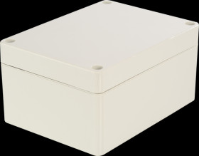 1554FGY Plastic housing, Series 1554, 119 x 89 x 61 mm, gray
