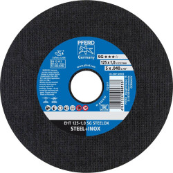 PFERD 61341112 SG STEELOX Cutting Disc 125mm 25pcs for steel/stainless steel