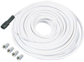Telestar anteny, SAT kabel [1x złącze męskie F - 1x złącze męskie F] 20 m biały