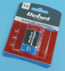 6LR61 REBEL 0062B BLISTER 9V BAT.ALKAL.