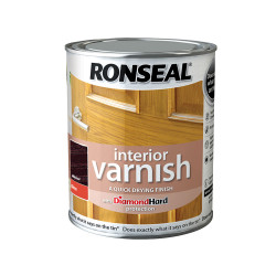 Ronseal 36847 Interior Varnish Quick Dry Gloss Walnut 250ml