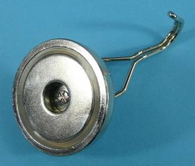 MAGNES OKRĄGŁY 42mm Z OBROT.HACZYKIEM