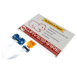 10.2" Four-Colour ePaper Display (G) with Driver HAT for Raspberry Pi