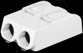 2061-602/998-404 SMD-pcb-terminal, 2-pole, RM 6 mm, white