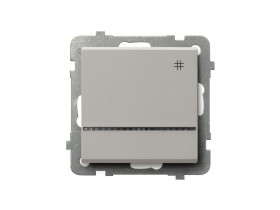 SONATA Wyłącznik krzyżowy z podświetleniem niebieskim ŁP-4RS/m/82 OSPEL