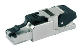 Telegärtner Wtyk STX ekranowany RJ45 Kat.6A T568A na drut AWG24-22 linkę AWG27-22