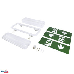 Oprawa awaryjna n/t GALER 04 3M 3,5W IP65 piktogramy C90-GLR-3ZP-MT3H-CNBOP Bemko