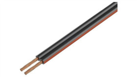 Przewód Głośnikowy Typu Tlyp 2X1mm2 Linka Cu Czarny Nieekranowany Pkt0022ck